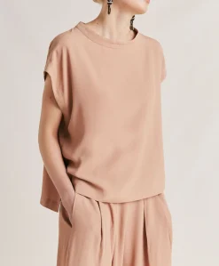 Blusa Curacao In Acetato Seta - Nudo