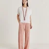 Blusa Curacao In Acetato Seta - Panna
