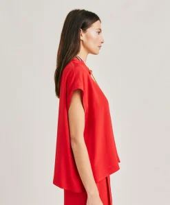 Blusa Curacao In Acetato Seta - Azalea