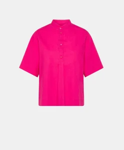 Blusa Mialli In Popeline - Fucsia