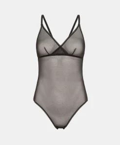 Body Tore In Tulle - Nero