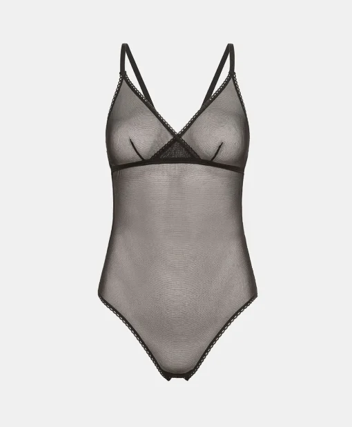 Body Tore In Tulle - Nero