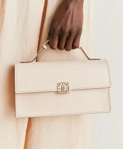 Borsa A Tracolla Sophie In Pelle Nappa - Cipria