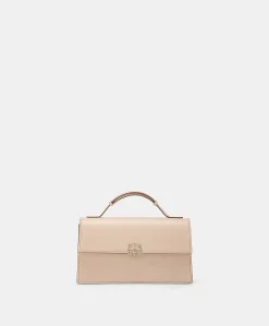Borsa A Tracolla Sophie In Pelle Nappa - Cipria