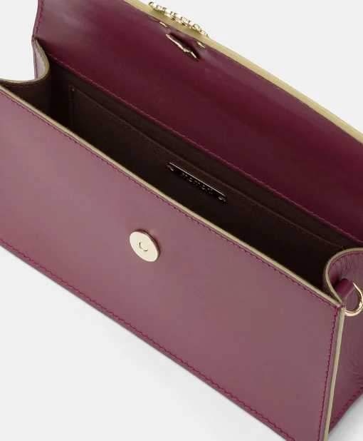 Borsa A Tracolla Sophie In Pelle Nappa - Ciclamino