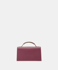 Borsa A Tracolla Sophie In Pelle Nappa - Ciclamino