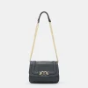 Borsa Mimi Flore In Pelle - Bleu