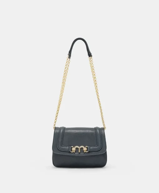 Borsa Mimi Flore In Pelle - Bleu