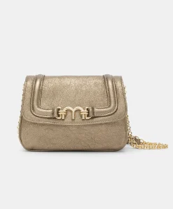 Borsa Mimi Flore In Pelle Laminata - Canna Fucile