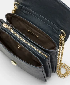 Borsa Mimi Flore In Pelle - Bleu