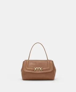 Borsa Petit Flore In Pelle - Cuoio