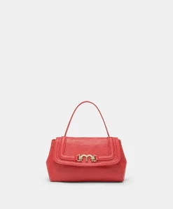 Borsa Petit Flore In Pelle - Rosso