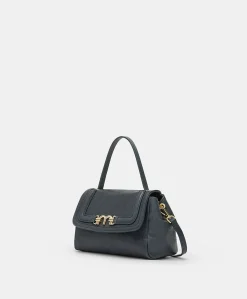 Borsa Petit Flore In Pelle - Blu