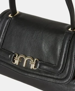Borsa Petit Flore In Pelle - Nero