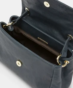 Borsa Petit Flore In Pelle - Blu