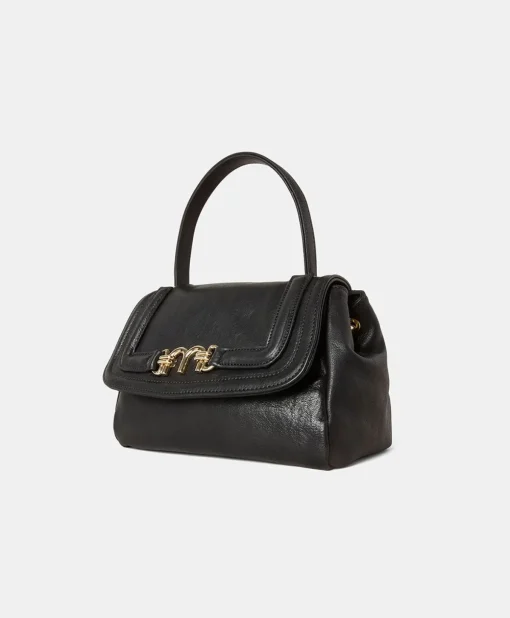 Borsa Petit Flore In Pelle - Nero