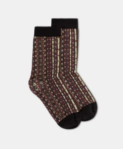 Calzini Paraiso Stampati - Nero Multicolor
