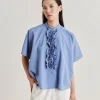 Camica Berenice Con Voile Di Cotone - Polveroso
