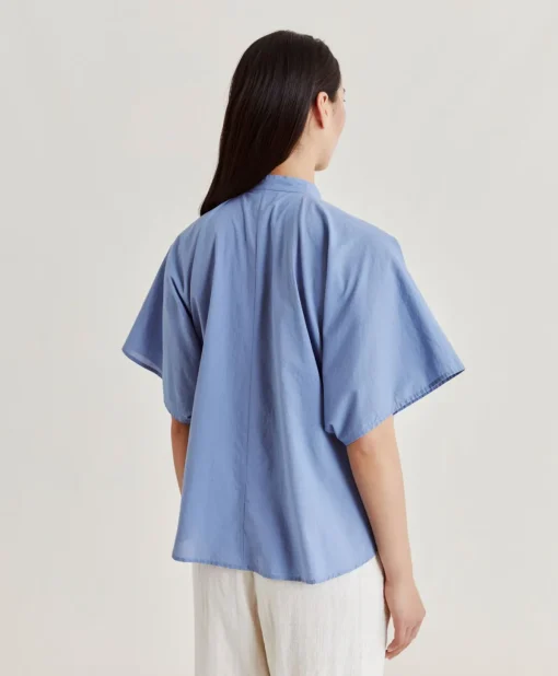 Camica Berenice Con Voile Di Cotone - Polveroso