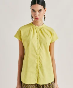 Camicia Artora Con Voile Di Cotone - Acido