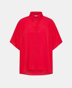 Camicia Brooklyn In Acetato Seta - Azalea