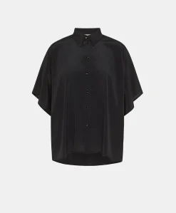 Camicia Brooklyn In Acetato Seta - Nero