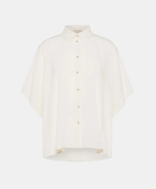Camicia Brooklyn In Acetato Seta - Panna