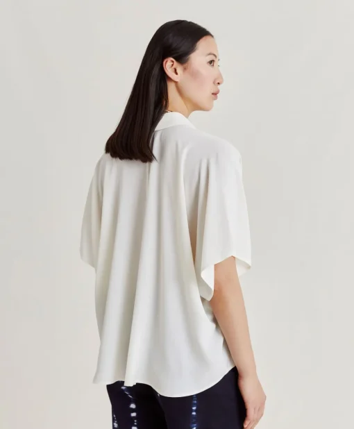 Camicia Brooklyn In Acetato Seta - Panna