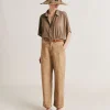 Camicia Brooklyn In Jersey Lurex - Fango