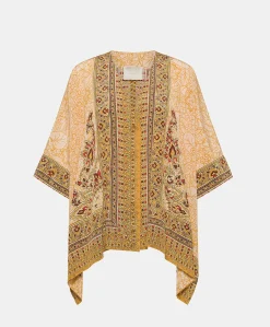 Camicia Ray In Crepe De Chine - Bruciato/Multicolor