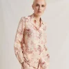 Camicia Shirt In Crepe De Chine - Rosato/Amarena