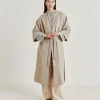 Cappotto Calla A Stuoia Lurex - Sabbia Multicolor