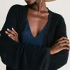 Cardigan Costa Mesa Perlata Lurex - Blu Notte