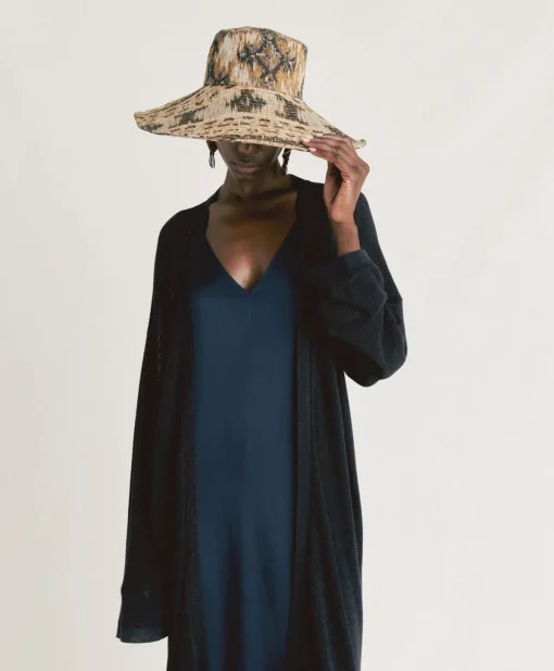Cardigan Costa Mesa Perlata Lurex - Blu Notte