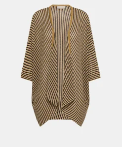 Cardigan Divina Perlata A Righe - Multicolor
