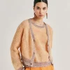 Cardigan Dream In Soft Mohair - Arancio