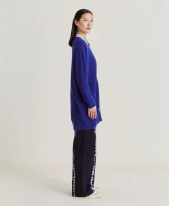 Cardigan Flossy Perlata Dettagli Lurex - Bluette
