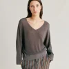 Cardigan Fresno Perlata Lurex - Corteccia