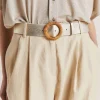 Cintura Adah In Pelle - Oro Chiaro