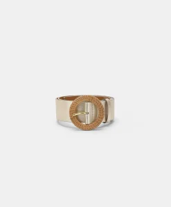 Cintura Adah In Pelle - Oro Chiaro