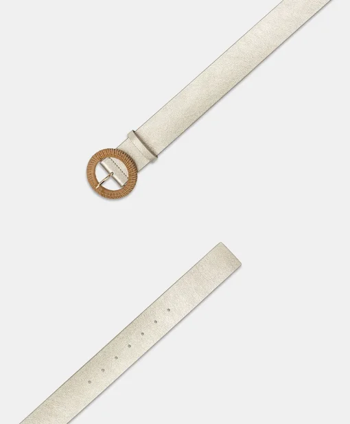 Cintura Adah In Pelle - Oro Chiaro