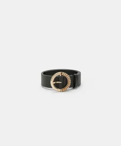 Cintura Montoya In Pelle Nappa - Nero
