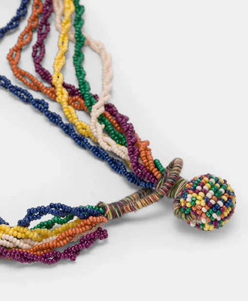 Collana Rubiela Con Perline - Verde/Multicolor