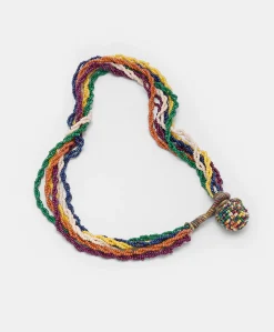 Collana Rubiela Con Perline - Verde/Multicolor