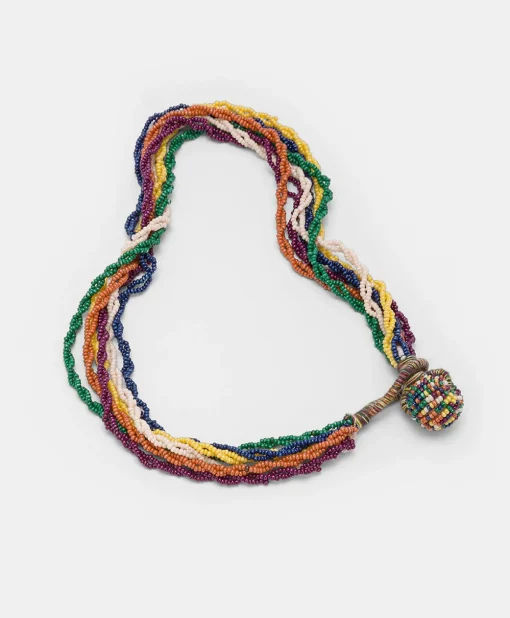 Collana Rubiela Con Perline - Verde/Multicolor