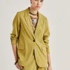Giacca Lunel In Lino Cotone - Avocado