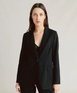 Giacca Lunel In Lino Cotone - Nero