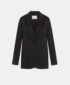 Giacca Lunel In Lino Cotone - Nero