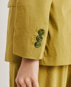 Giacca Lunel In Lino Cotone - Avocado