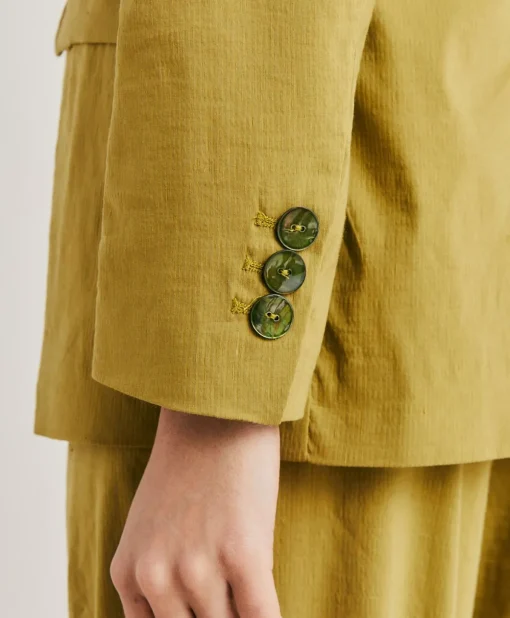 Giacca Lunel In Lino Cotone - Avocado